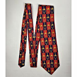 Kasper Mens Equestrian Silk Necktie Formal Office Career Executive Business Work